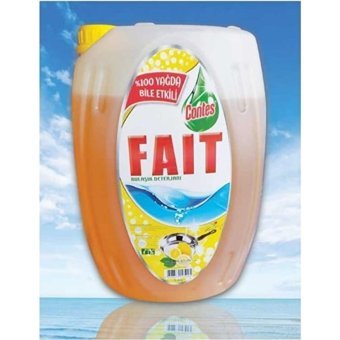 Contes Fait Limon Kokulu Sıvı El Bulaşık Deterjanı 12x5 lt