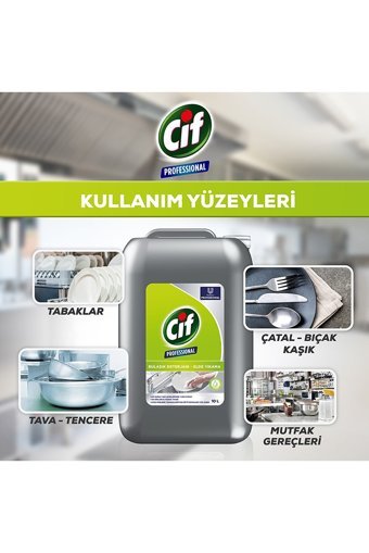 Cif Professional Sıvı El Bulaşık Deterjanı 10 lt + Bulaşık Deterjan Kutusu