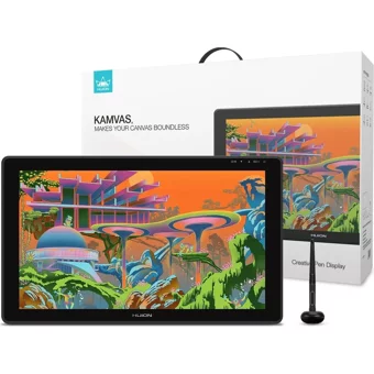 Huion HUGS2202 21.5 inç Ekranlı Kalemli LCD Kablolu Grafik Tablet Siyah