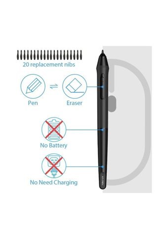 Xp Pen G640 Star 7.2 inç Ekranlı Kalemli Kablolu Grafik Tablet Siyah