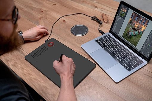Veikk A15 11.6 inç Ekranlı Kalemli Kablolu Grafik Tablet Pembe