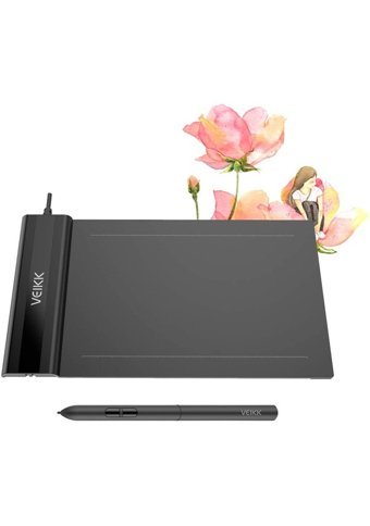 Veikk S640 V2 7.2 inç Ekranlı Kalemli Kablolu Grafik Tablet Siyah