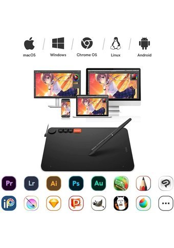 Veikk VK1060 10.6 inç Ekranlı Kalemli Kablolu Grafik Tablet Siyah