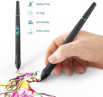 Veikk VK1560 15.6 inç Ekranlı Kalemli Kablolu Grafik Tablet Siyah