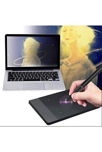 Huion H420 4.9 inç Ekranlı Kalemli Kablolu Grafik Tablet Siyah