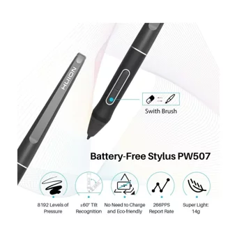 Huion Kamvas Pro 13 Ekranlı Kalemli 13.3 inç Kablolu Grafik Tablet Yeşil