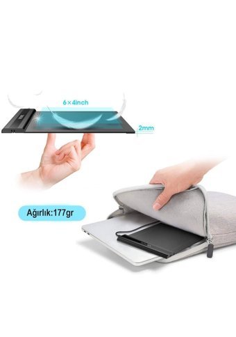Veikk S640 7.2 inç Ekranlı Kalemli Kablolu Grafik Tablet Siyah