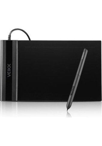 Veikk S640 7.2 inç Ekranlı Kalemli Kablolu Grafik Tablet Siyah