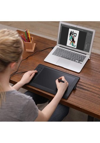 Gaomon M106K Pro 11.8 inç Ekranlı Kalemli Kablolu Grafik Tablet Siyah