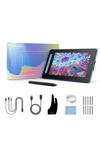 Xp Pen Artist 10 Ekranlı Kalemli 10.1 inç FULL HD Kablolu Grafik Tablet Mavi