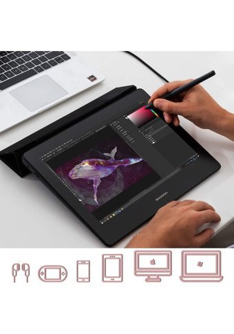 Gaomon PD1220 11.6 inç Ekranlı Kalemli FULL HD Kablolu Grafik Tablet Siyah