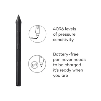 Wacom CTL6100WLE0 10 inç Ekranlı Bluetoothlu Kalemli Kablosuz Grafik Tablet Siyah