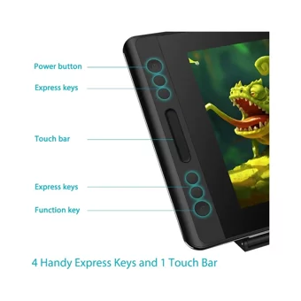 Huion Kamvas Pro 11.6 inç Ekranlı Kalemli Kablolu Grafik Tablet Siyah