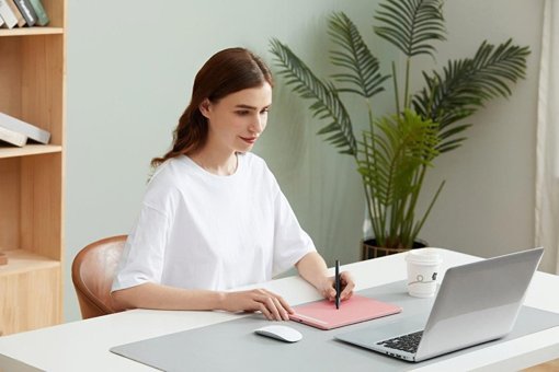 Xp Pen Deco MW 9.4 inç Ekranlı Bluetoothlu Kalemli Kablosuz Grafik Tablet Pembe