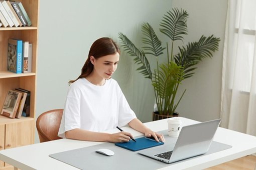 Xp Pen Deco MW 9.4 inç Ekranlı Bluetoothlu Kalemli Kablosuz Grafik Tablet Mavi