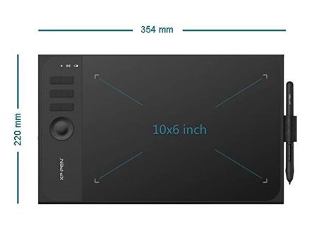 Xp Pen Star 06 11.6 inç Ekranlı Kalemli Kablosuz Grafik Tablet Siyah