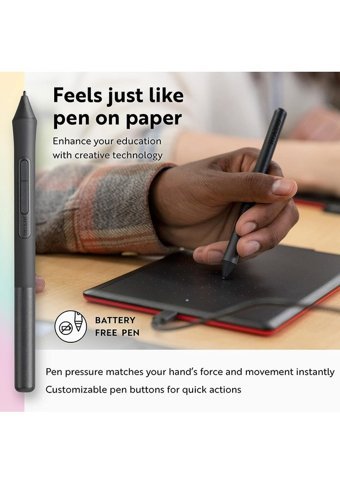 Wacom One Small 5.7 inç Ekranlı Kalemli Kablolu Grafik Tablet Siyah