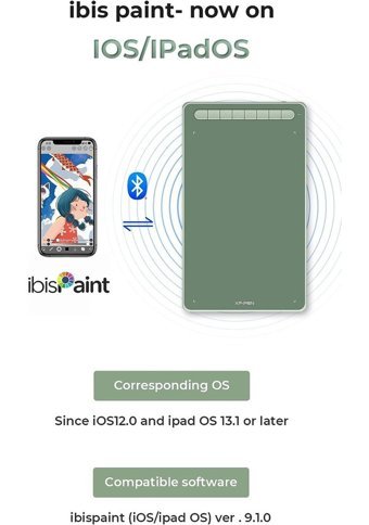 Xp Pen Deco LW 11.7 inç Ekranlı Bluetoothlu Kalemli Kablosuz Grafik Tablet Yeşil