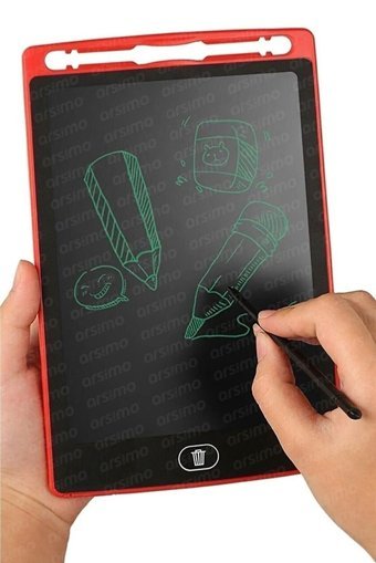 Arsimo 8.5 inç Ekranlı Kalemli Grafik Tablet Kırmızı