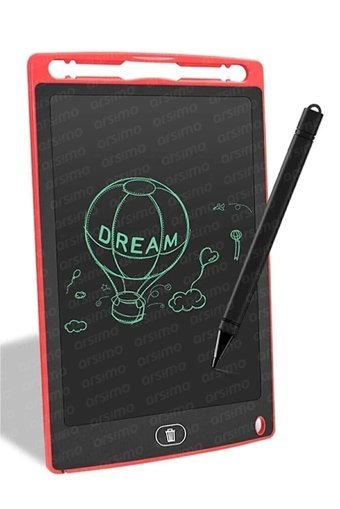 Arsimo 8.5 inç Ekranlı Kalemli Grafik Tablet Kırmızı