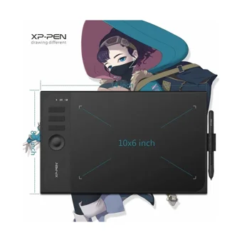 Xp Pen STAR06 11.6 inç Ekranlı Bluetoothlu Kalemli Kablosuz Grafik Tablet Siyah