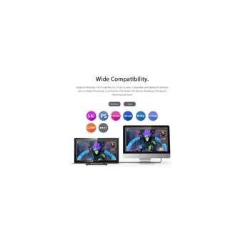 Xp Pen Artist22 Pro 21.5 inç Ekranlı Kalemli FULL HD Kablolu Grafik Tablet Siyah