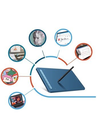 Xp Pen Deco MW 9.4 inç Ekranlı Bluetoothlu Kalemli Kablosuz Grafik Tablet Siyah