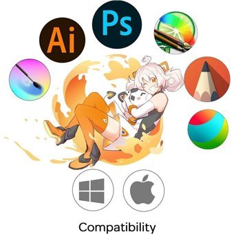 Gaomon M10K2018 11.8 inç Ekranlı Kalemli Grafik Tablet Mavi