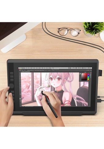 Veikk VK1560PRO 15.6 inç Ekranlı Kalemli Kablolu Grafik Tablet Siyah
