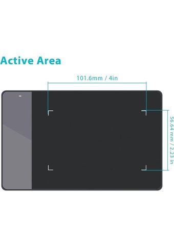 Huion 420 Osu 4.9 inç Ekranlı Kalemli Kablolu Grafik Tablet Pembe