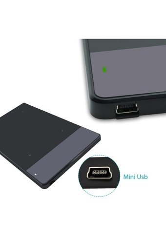 Huion 420 Osu 4.9 inç Ekranlı Kalemli Kablolu Grafik Tablet Pembe