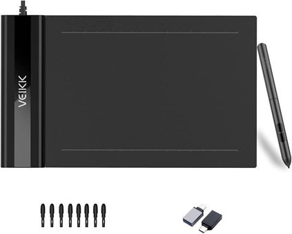 Veikk VK640 7.2 inç Ekranlı Kalemli Kablolu Grafik Tablet Siyah
