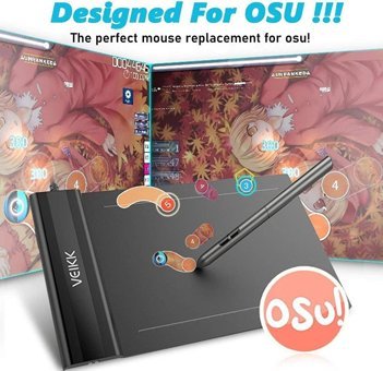 Veikk VK640 7.2 inç Ekranlı Kalemli Kablolu Grafik Tablet Siyah