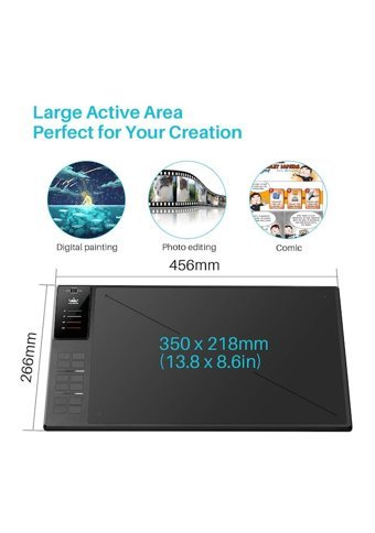 Huion WH1409 16.2 inç Ekranlı Kalemli Kablosuz Grafik Tablet Siyah
