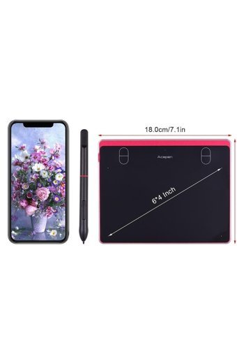 Acepen AP604 7.2 inç Ekranlı Kalemli Kablolu Grafik Tablet Siyah