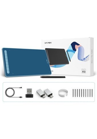 Xp Pen Deco LW 11.7 inç Ekranlı Bluetoothlu Kalemli Kablosuz Grafik Tablet Kırmızı