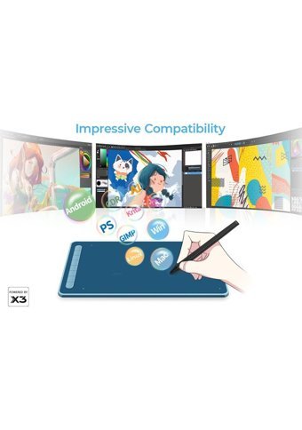 Xp Pen Deco LW 11.7 inç Ekranlı Bluetoothlu Kalemli Kablosuz Grafik Tablet Kırmızı