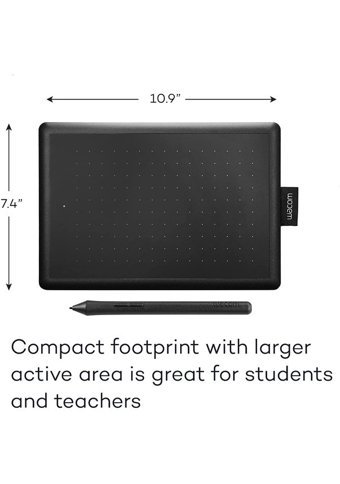 Wacom CTL672K1A 10 inç Ekranlı Kalemli Kablolu Grafik Tablet Siyah