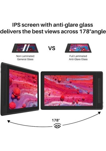 Huion Kamvas Pro 13 Ekranlı Kalemli 13.3 inç Kablolu Grafik Tablet Pembe