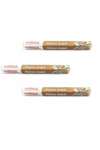 Optimex Kesilmiş Pişirme Kağıdı 3x8 Adet