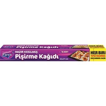Parex Kesilmiş Pişirme Kağıdı 16 Adet