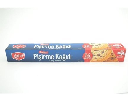 Roll Up Kesilmiş Pişirme Kağıdı 16 Adet