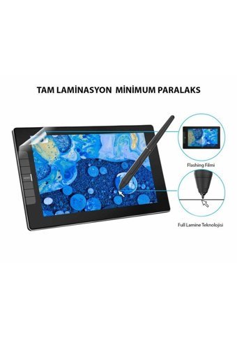 Veikk VK1200 11.6 inç Ekranlı Kalemli Kablolu Grafik Tablet Siyah