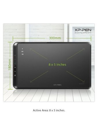 Xp Pen Star 05 9.4 inç Ekranlı Bluetoothlu Kalemli Kablosuz Grafik Tablet Siyah