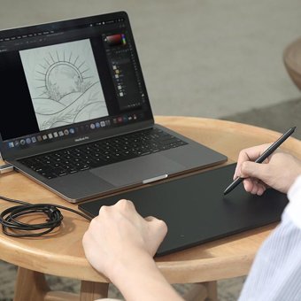 Xp Pen Star 960S Plus 10.8 inç Ekranlı Kalemli Kablolu Grafik Tablet Siyah
