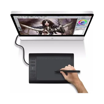 Huion New 1060 Plus Ekranlı Kalemli Grafik Tablet Siyah
