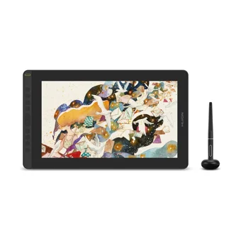 Huion Kamvas 15.6 inç Ekranlı Kalemli LCD Kablolu Grafik Tablet Yeşil