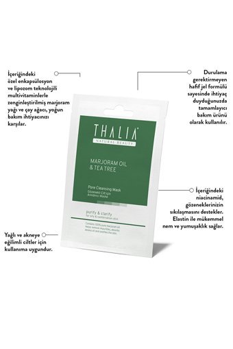 Thalia Nemlendiricili Jel Yüz Maskesi 15 ml
