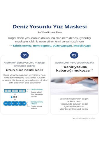 Atomy Expert Nemlendiricili Kağıt Yüz Maskesi