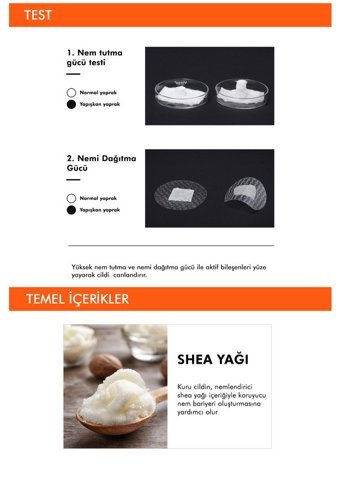 Missha Shea Yağı Özlü Nemlendiricili Soyulabilir Kağıt Yüz Maskesi